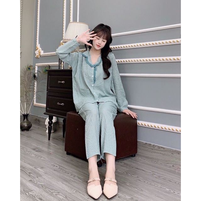 Bộ đồ bầu và sau sinh thu đông MẶC NHÀ ĐẸP GIÁ RẺ có khóa cho bé ti tiên lợi CHẤT MÁT NHẸ SIÊU THÍCH