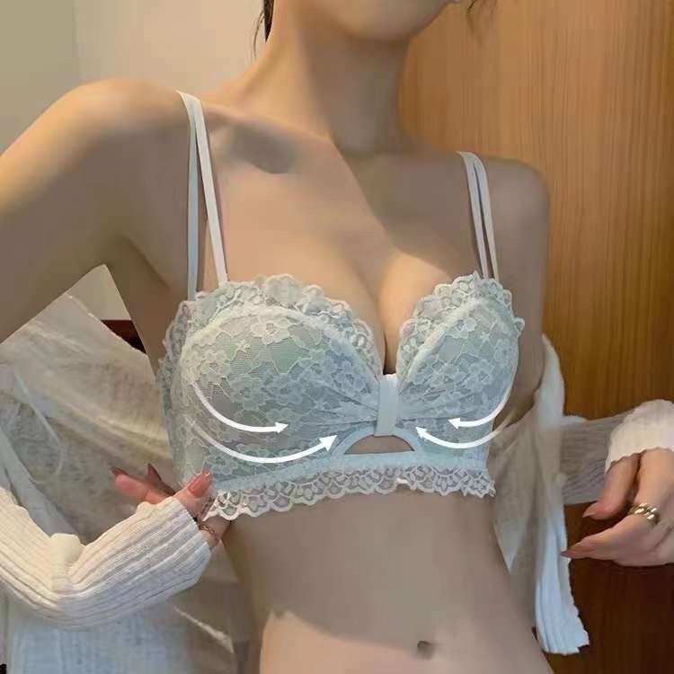 Áo Lót Nâng Ngực Phối Ren Phong Cách Quyến Rũ Dành Cho Nữ