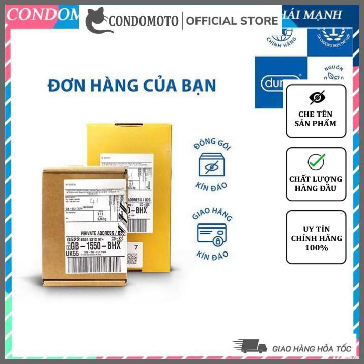 Bao cao su chống xuất tinh Durex Performa 12 bao/1 hộp. Bcs sêu mỏng, kéo dài thời gian