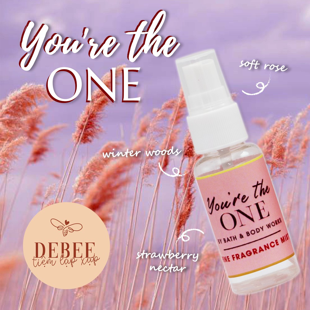 Xịt thơm toàn thân YOU'RE THE ONE Fine Fragrance Mist - Bath & Body Works