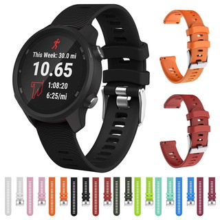 Dây đeo bằng silicone mềm nhẹ thoáng khí cho đồng hồ thông minh Garmin Forerunner 245