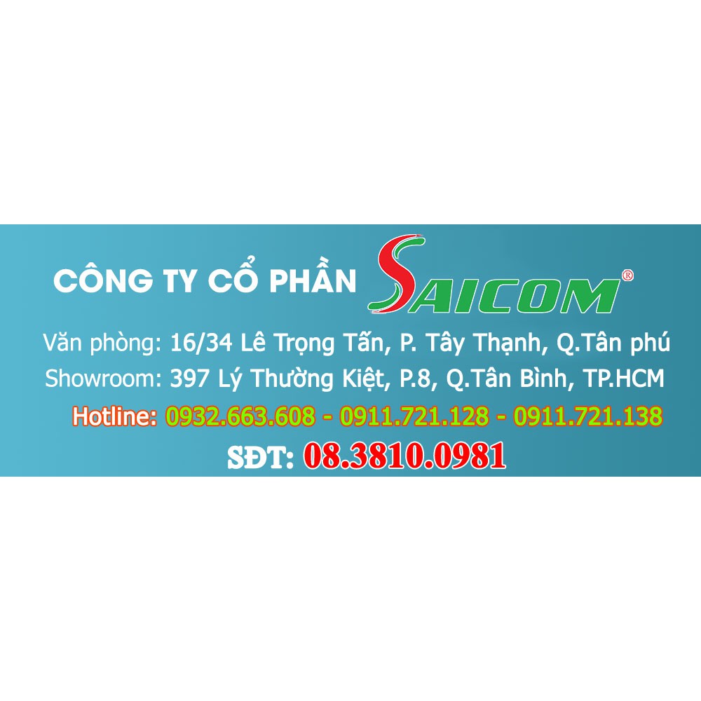 Dây điện thoại 1 đôi trong nhà Saicom 1x2x0.5mm (cuộn 200m), gồm VAT