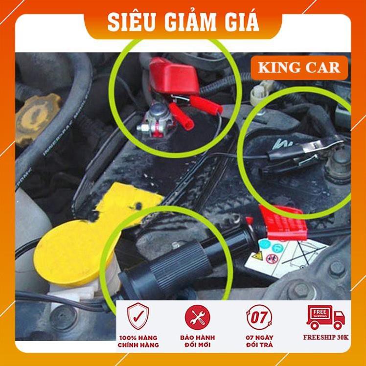 Kìm kẹp đổi điện, cáp chuyển kẹp ắc quy chuyển đổi sang tẩu 12v trên ô tô - Shop KingCar