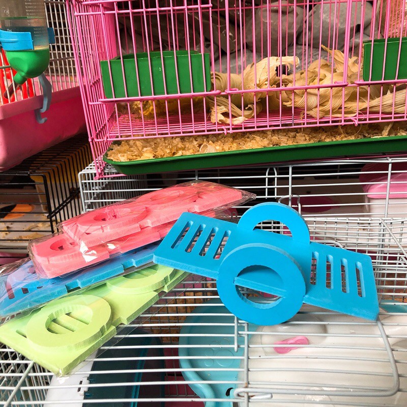 bập bênh gỗ màu hamster