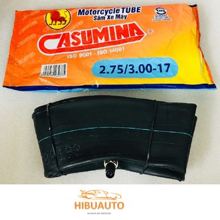 Ruột Săm Xe Casumina 2.75 - 17, 8 Lớp Bố Loại Bịch Chỉ Xanh - Hàng Chất Lượng