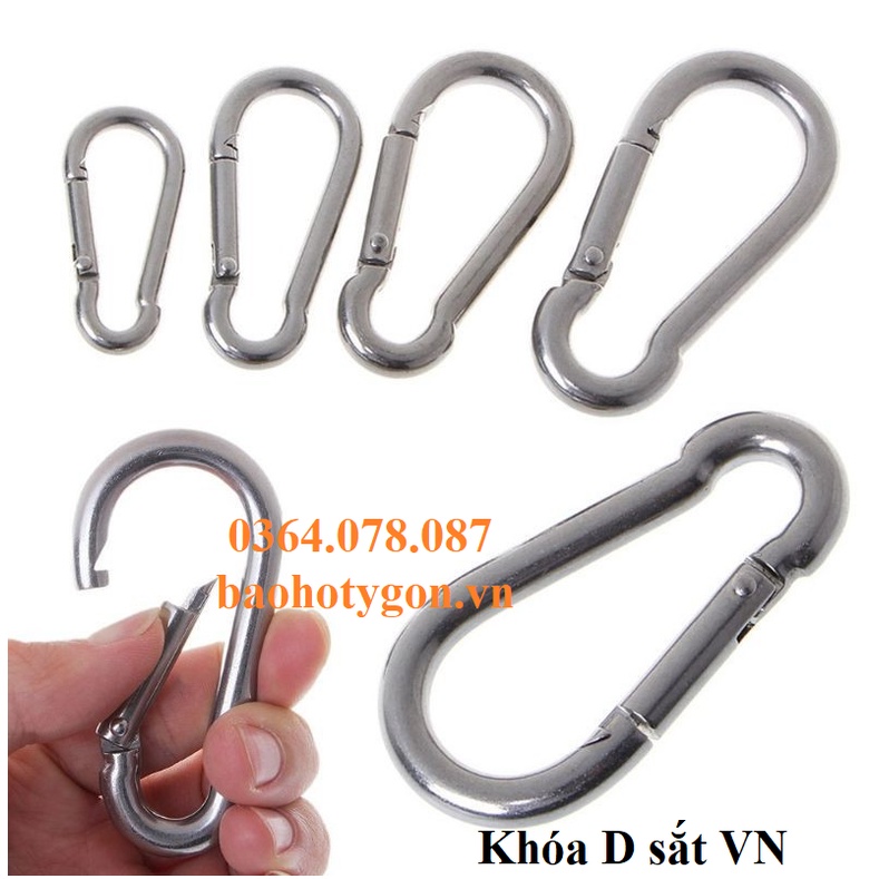Móc Khóa an toàn chữ D/ khóa D/ khóa leo cao
