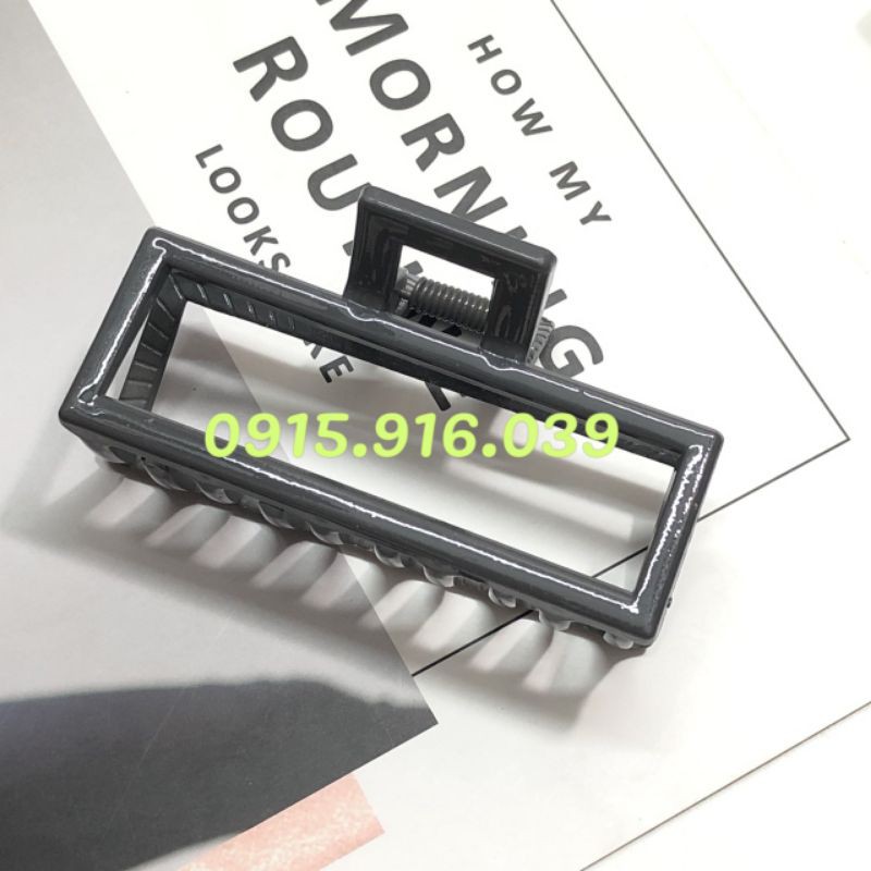 Kẹp tóc Kẹp Càng Cua Hình Chữ Nhật Mảnh