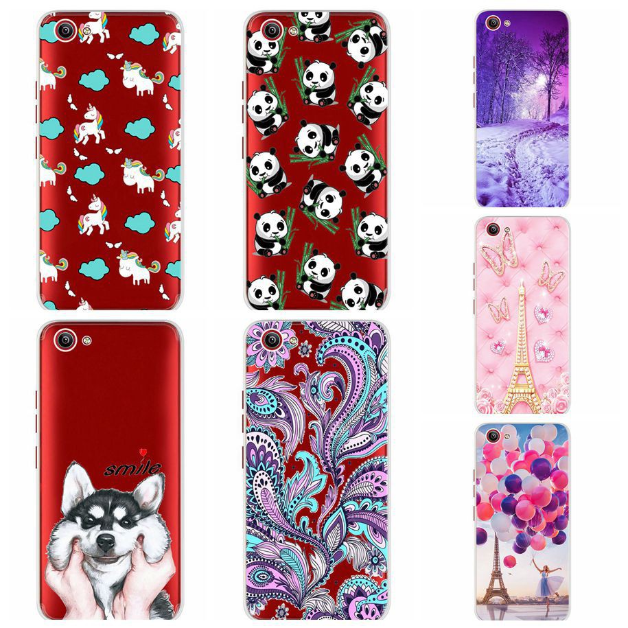 Shockproof Casing VIVO Y81 Y81i Phone Case Soft TPU Cute Cartoon Panda Unicorn Back Cover Vivo Y81 Y 81 Y81i Cases