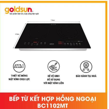 Bếp điện từ, hồng ngoại Goldsun 1102MT