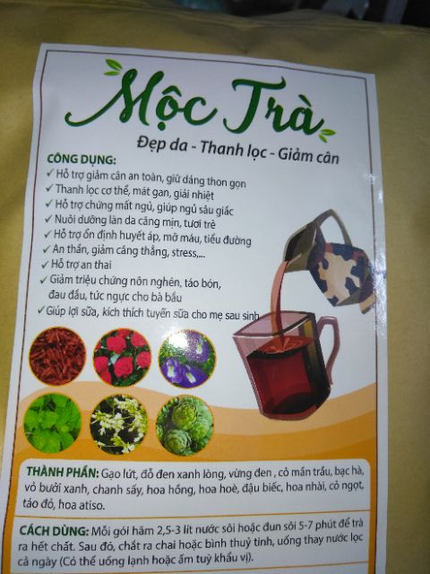 MỘC TRÀ (giảm cân -thanh lọc - đẹp da)