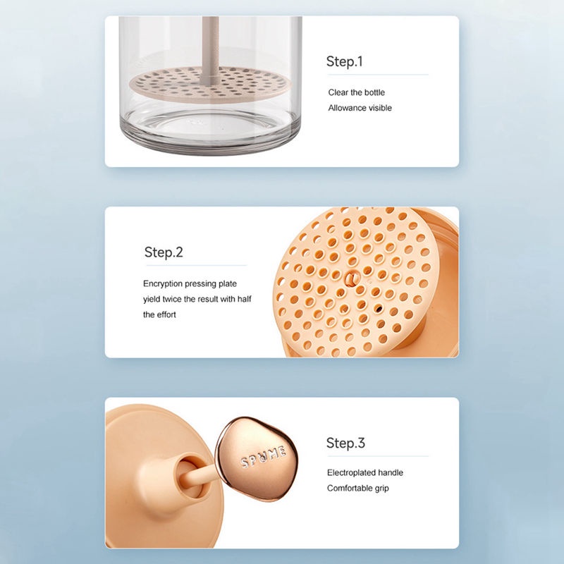 Máy Tạo Bọt Rửa Mặt Tự Động Dạng Nhấn Tiện Dụng