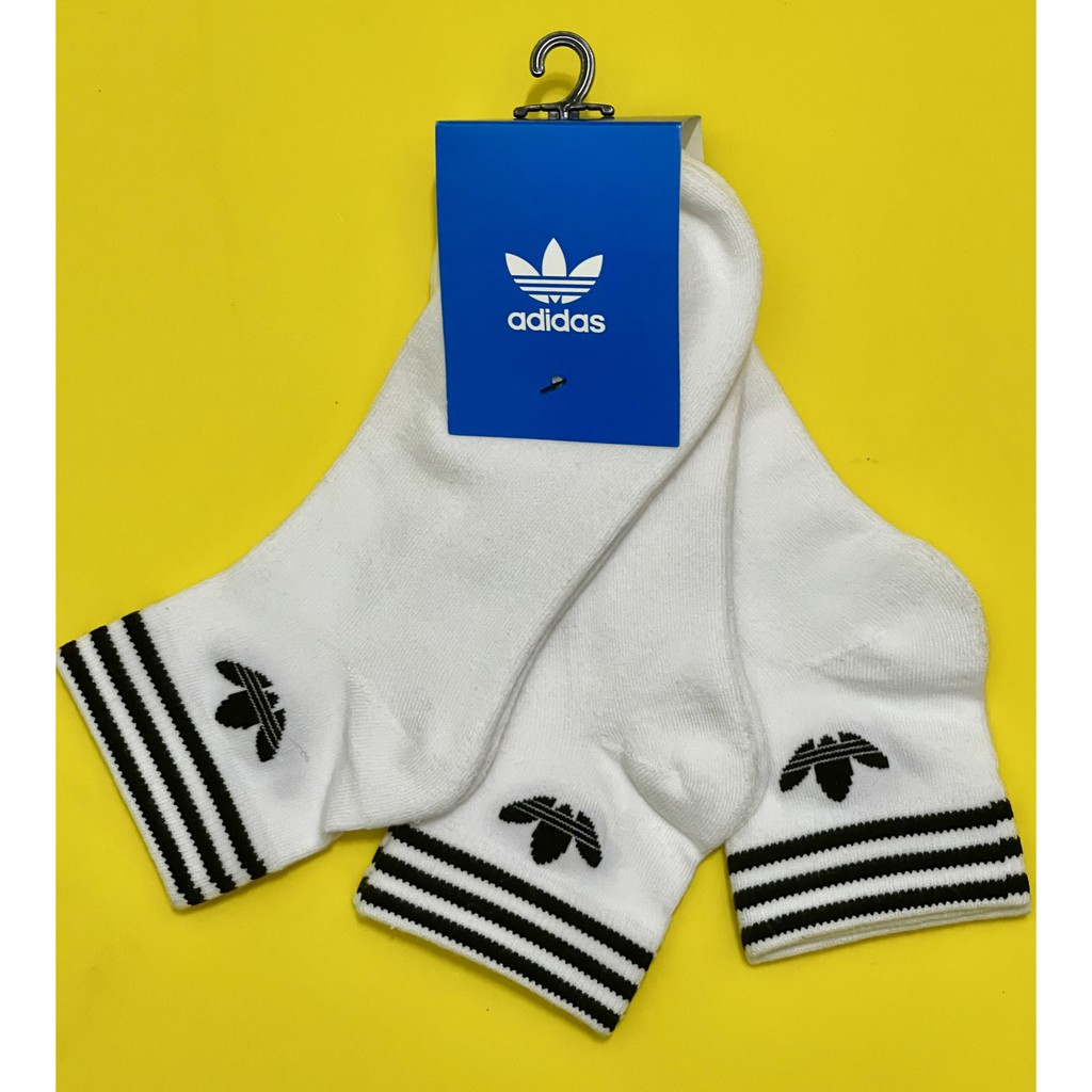 Pack 3 đôi Tất vớ Adidas Tref Ank SCK HC Authentic trắng