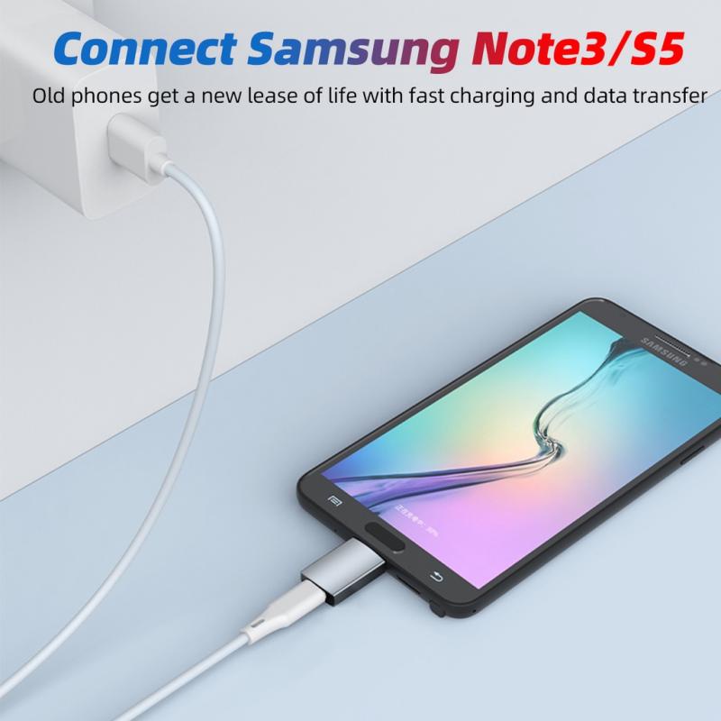 Đầu chuyển đổi USB Type C sang USB 3.0 micro B Ankndo cho Galaxy S5 Note 3 Seagate WD Toshiba tiện dụng