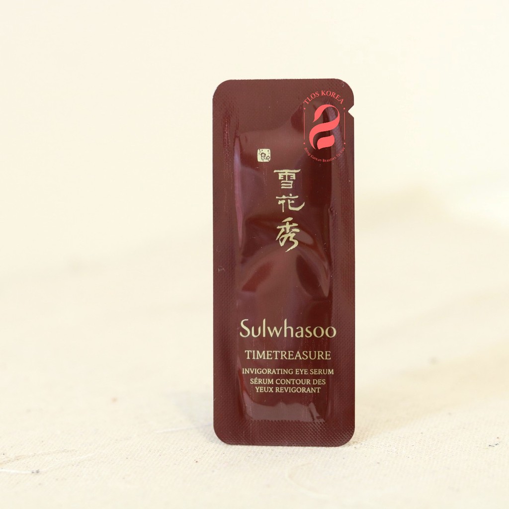 [Xả hàng]Serum mắt thông đỏ Sulwhasoo Timetreasure Renovating Eye serum 1ml gói sample