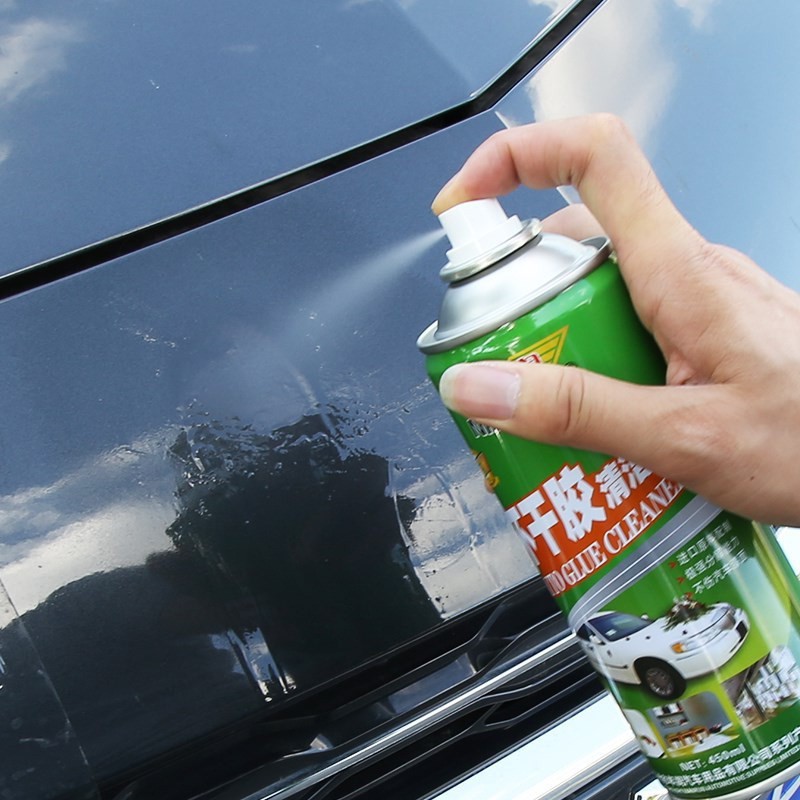 Chai Xịt: DÙNG Tẩy Keo Dính Đa Năng Trên Mọi Bề Mặt Nian Run 450ml  - Tặng Kèm 02 Móc Treo Dán Tường