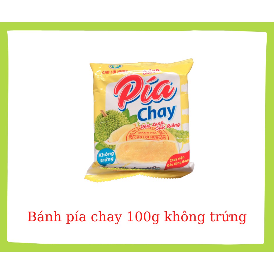 Bánh Pía Chay Cao Lợi Hưng không trứng đặc sản Sóc Trăng món ăn vặt giá rẻ quà biếu sang trọng tinh tế cho Bố Mẹ_70g/cái
