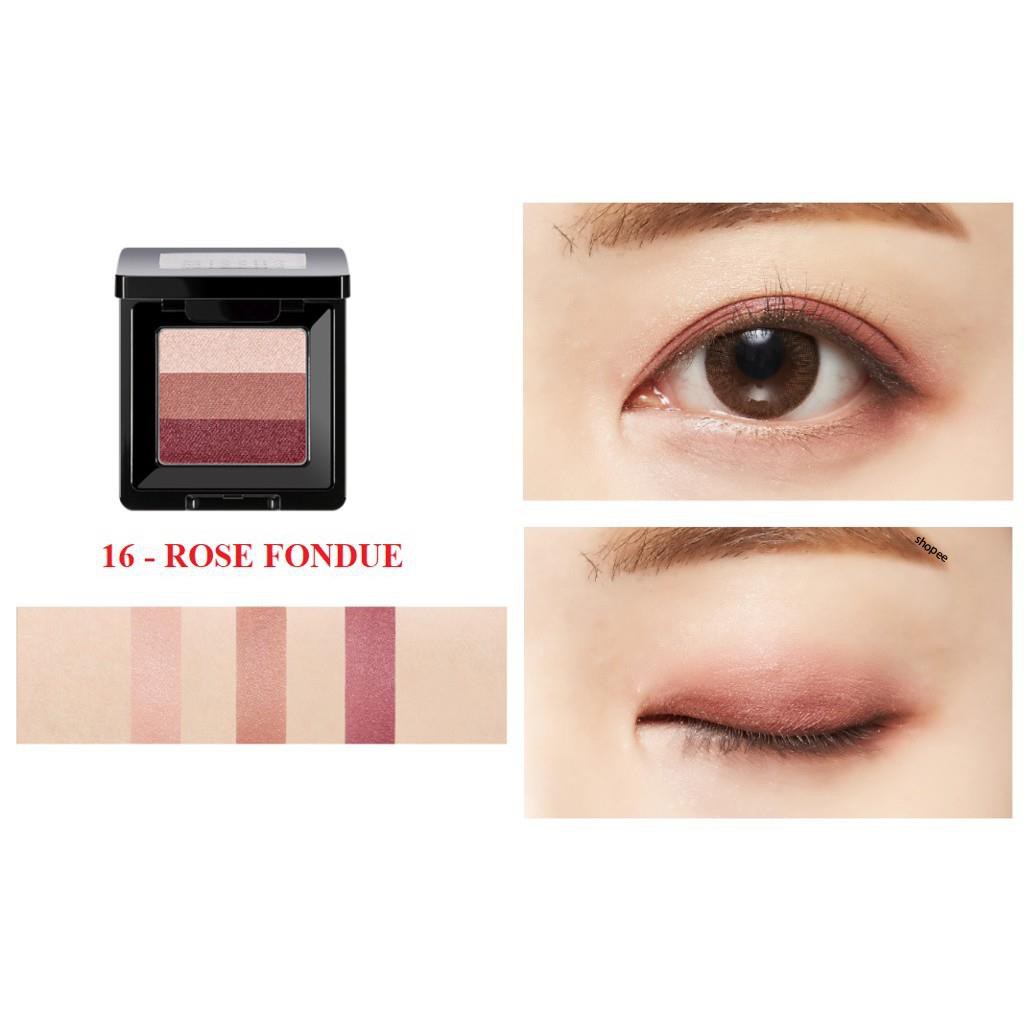 Phấn Mắt 3 màu Missha Triple Shadow No.16 Rose Fondue 1.5g