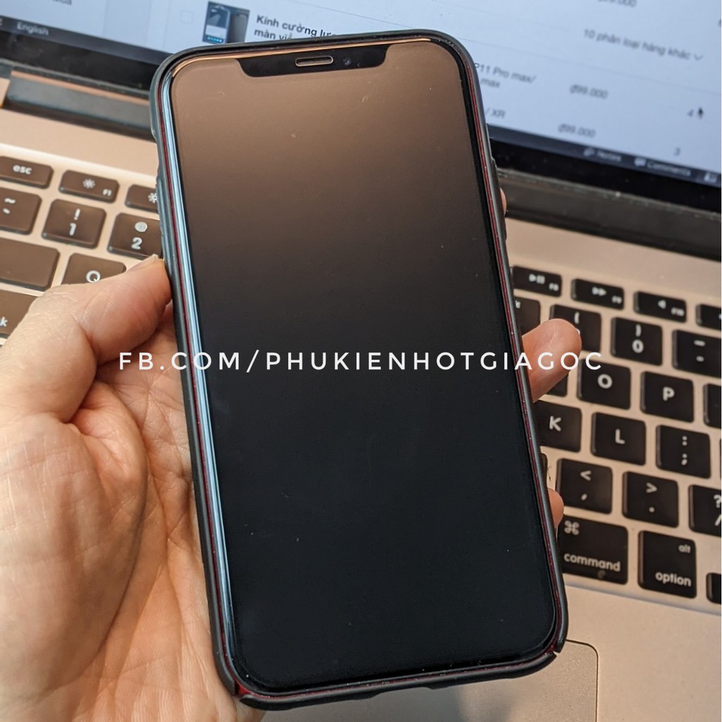 Kính cường lực GOR full màn , chống vân tay AG IP 13 Pro max / 13 / IP 12 Pro max / 12 Mini / 11 / XS Max / XR