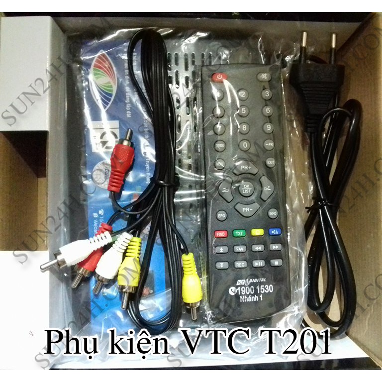 Đầu Thu VTC T201 Truyền Hình Mặt Đất Cực Rẻ. XEM TRUYỀN HÌNH HD MIỄN PHÍ