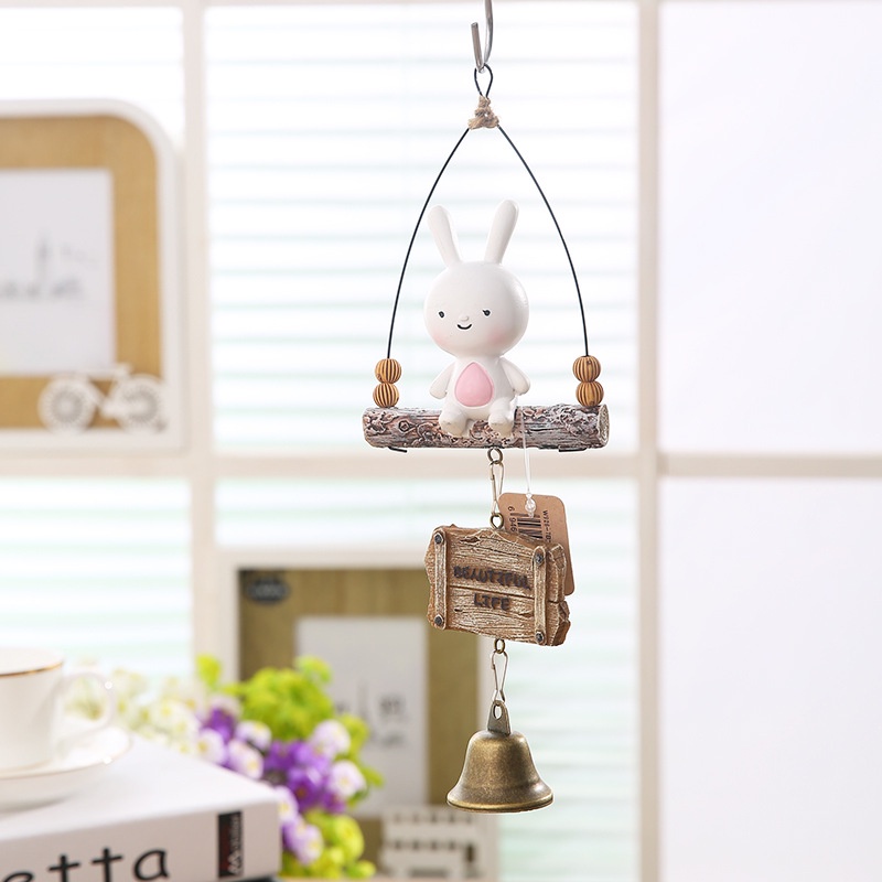 Chuông Gió Trang Trí Ban Công Họa Tiết Động Vật Dễ Thương Sáng Tạo