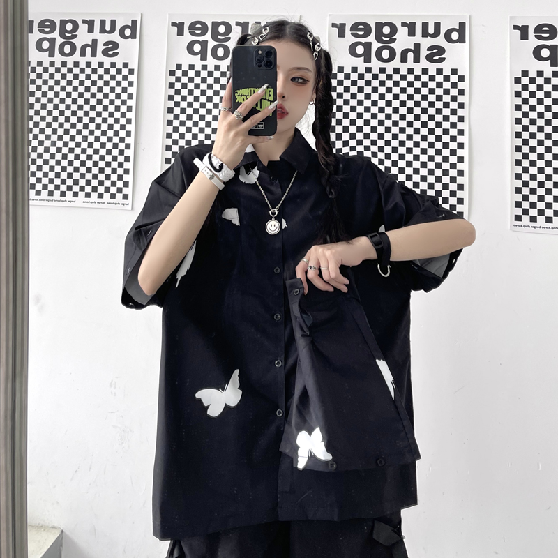 SUXI Áo Sơ Mi Tay Dài Dáng Rộng Thời Trang Mùa Hè Cho Nữ