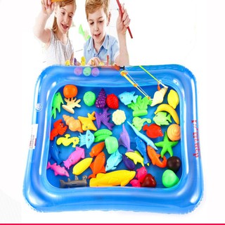 Bộ câu cá kèm bể phao cho bé