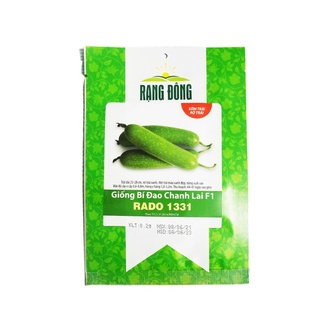 Hạt giống bí đao chanh lai F1 Rạng Đông RADO 1331 sớm trái gói 0.2g sinh trưởng mạnh