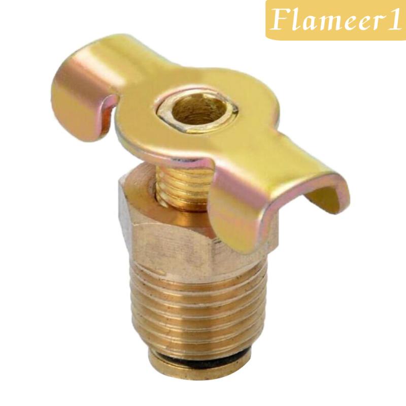 Van Nén Khí Bằng Đồng Thau Màu Vàng Cỡ 1 / 4 '' NPT