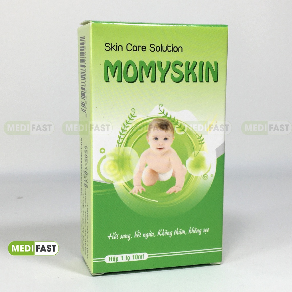 Lăn muỗi đốt Momyskin lọ 10ml giảm ngứa, vết côn trùng cắn, mụn nhọt, trứng cá, nhanh lành sẹo thành phần thảo dược