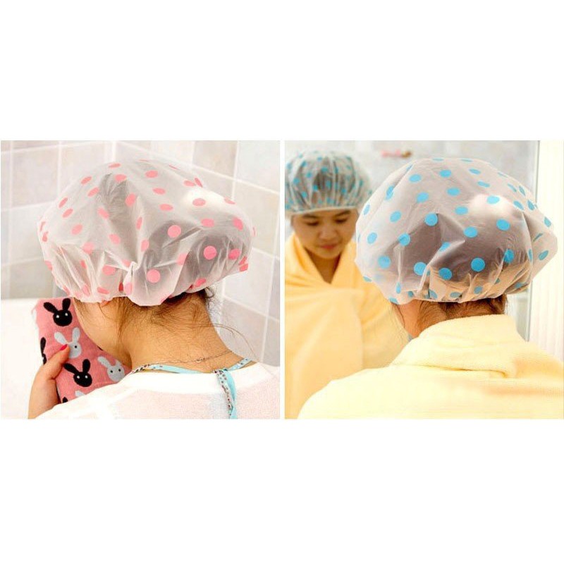 [Giao hàng HCM - 4h Mũ chụp tóc khi tắm tránh làm ướt tóc cao cấp cho bạn gái - hàng nội địa Nhật Bản