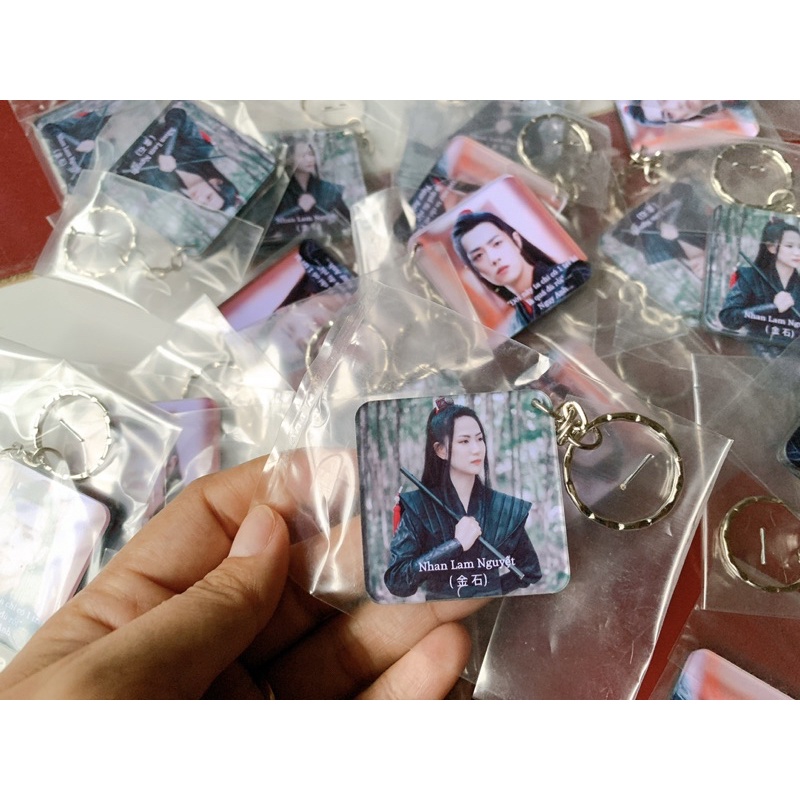 MÓC KHOÁ MICA IN HÌNH THEO YÊU CẦU