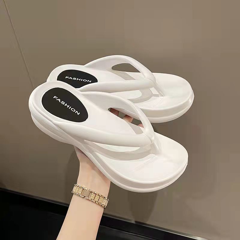 2023 Cho Nữ Dép Xỏ Ngón Eva Đế Dày Tăng Chiều Cao Chống Trượt Thời Trang Dép Tông
