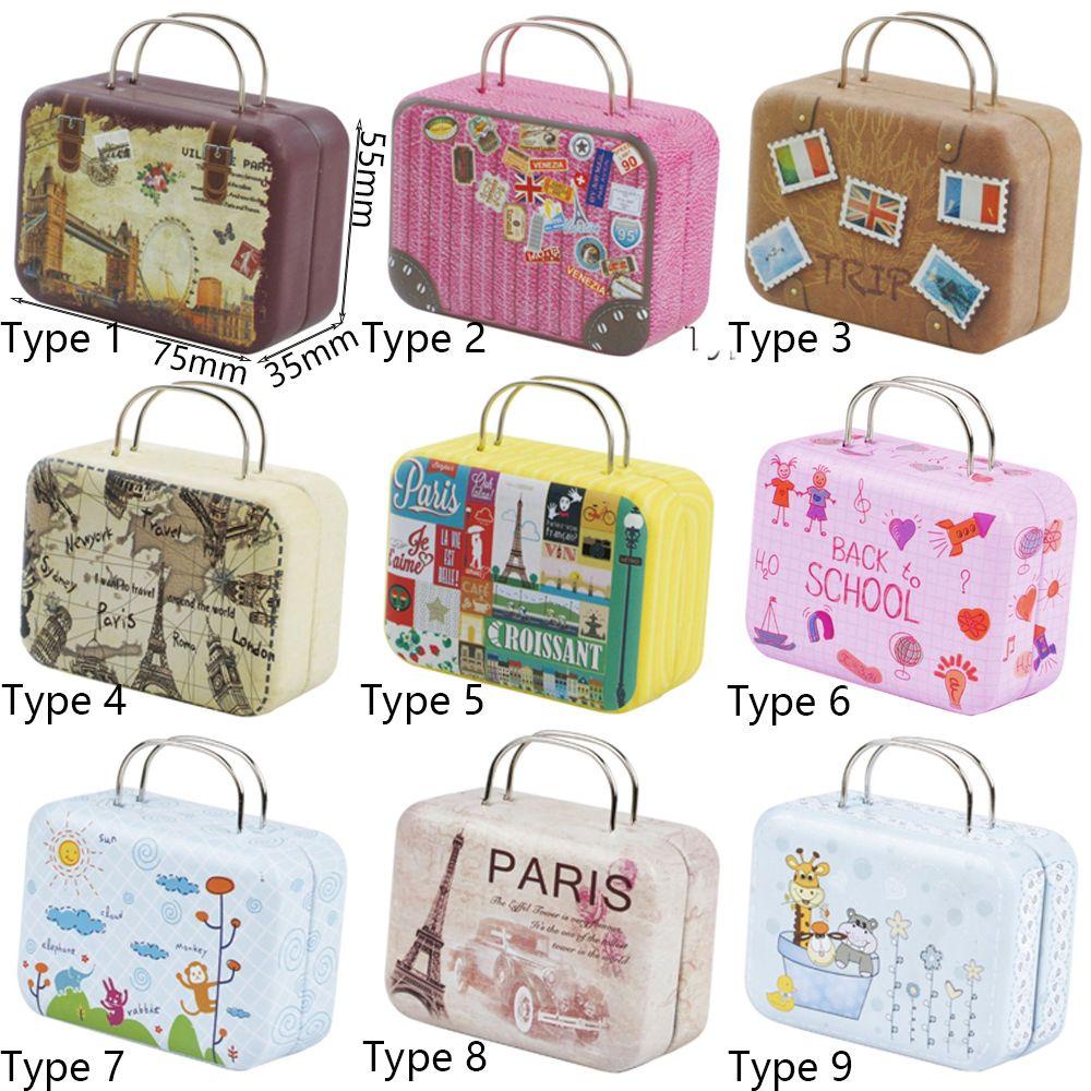 BEBETTERM Mô Hình Lọ Kẹo Mini Bằng Kim Loại Dùng Trang Trí Nhà Búp Bê Thời Trang