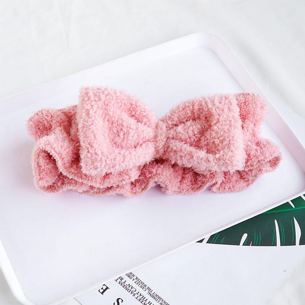 NICKOLAS Băng Đô Tai Thỏ Lớn Bằng Vải Nhung Thời Trang Thoải Mái Dành Cho Rửa Mặt Giá Đỡ