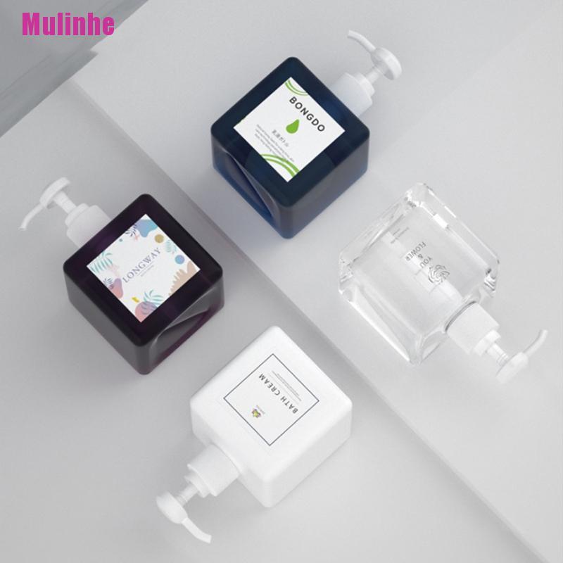Chai Nhựa Rỗng Trong Suốt Đựng Dầu Gội Sữa Tắm Tiện Dụng