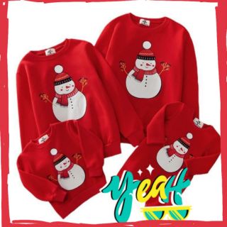 [GIÁ SỈ + TRỢ SHIP] Áo nỉ bông gia đình Noel siêu dễ thương, chất nỉ mịn, ấm áp, đủ size và màu (ib để được tư vấn kĩ)9