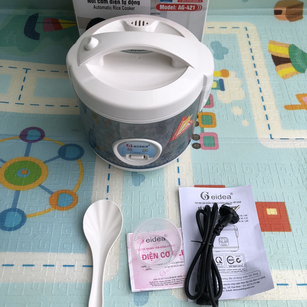 Nồi cơm điện Geidea Cao cấp, Giá siêu rẻ, Dung tích 1L Bảo Hành 12 Tháng Chính Hãng, Siêu bền, Kiểu dáng nhỏ gọn