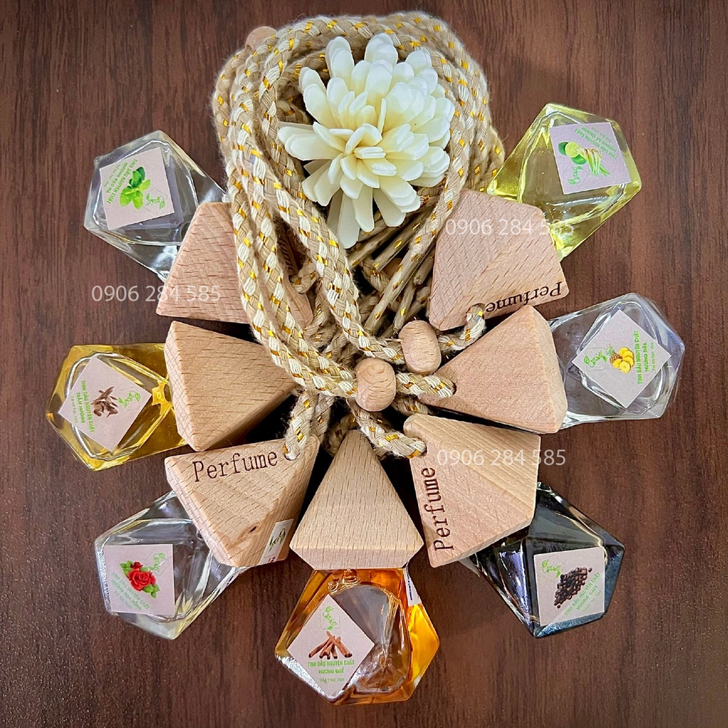 Tinh dầu thơm treo xe ô tô, tủ quần áo giúp khửi mùi, mùi thơm dễ chịu sảng khoái thư giãn