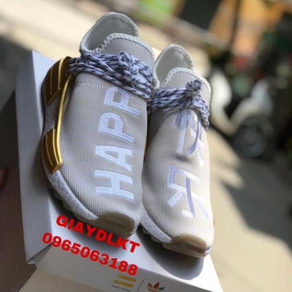 Xả [XẢ KHO] [FREE SHIP] Giày Sneaker Human Race China Gold Happy Full Box Dành Cho Nam Nữ . ^ new2021 ' * `