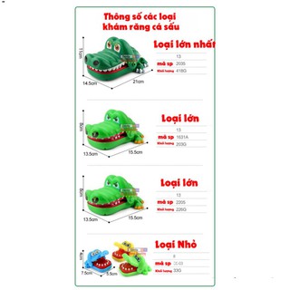 Đồ chơi khám răng cá sấu loại lớn nhất 2035 - trò chơi cá sấu cắn tay cao cấp