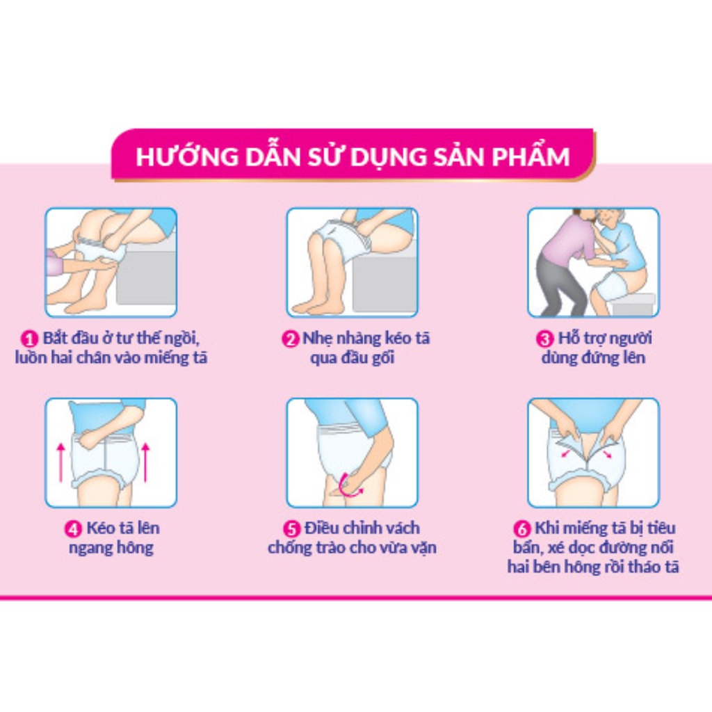 Tã quần người lớn Caryn mỏng nhẹ (có bán lẻ) - Đông Anh Pharmart