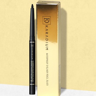 Chì Kẻ Mắt Karadium Waterproof EyeLiner Pencil Black – Vỏ Màu Vàng