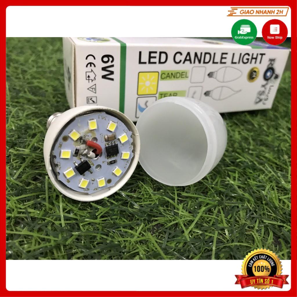 Bóng Led Nến E14 Ánh Sáng Trắng, Bóng Đèn Quả Nhót Trang Trí Đèn Chùm