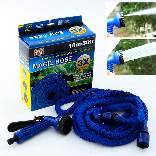 Vòi Tưới Cây , Vòi Rửa Xe,  Vòi Nước Đa Năng Giãn Nở 3 Lần Từ 5m =&gt; 30m Thông Minh Có Các Chế Độ Nước Tiện Dụng
