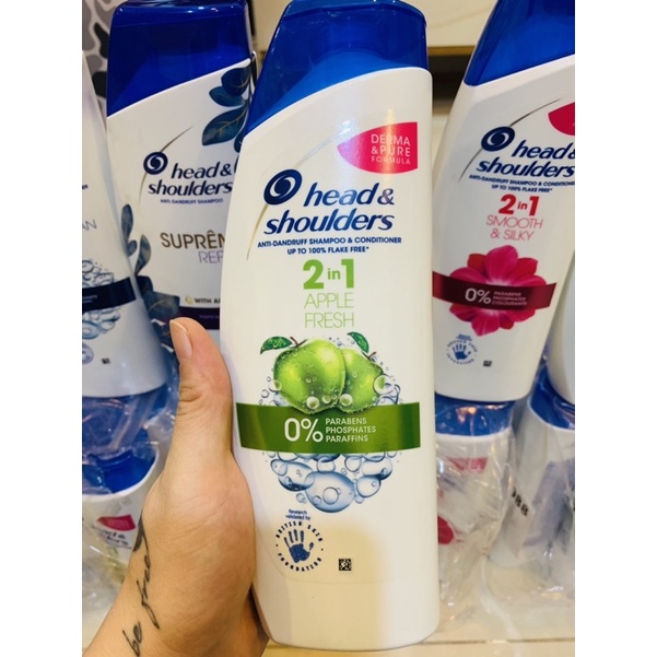 DẦU GỘI XẢ GÀU HEAD&SHOULDERS 2IN1 APPLE FRESH 450ML - PHÁP