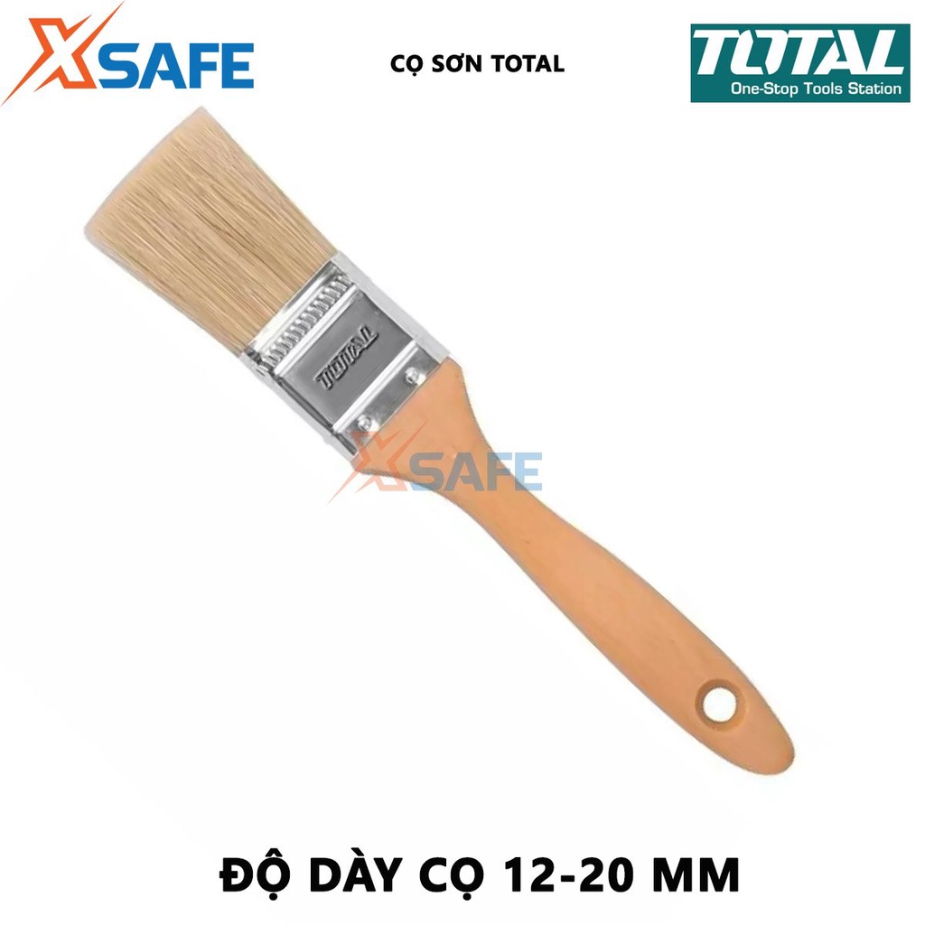 Cọ sơn TOTAL Chổi quét sơn bề rộng cọ 1-4 inch, độ dày cọ 13-20mm