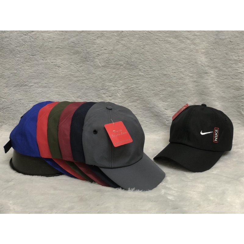 Nón lưỡi trai  dù thêu logo nhỏ đơn giản - Nón kết nam nữ