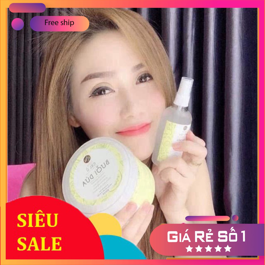 Combo Gel ủ bưởi dừa + Tinh dầu bưởi Nga Hoàng | BigBuy360 - bigbuy360.vn