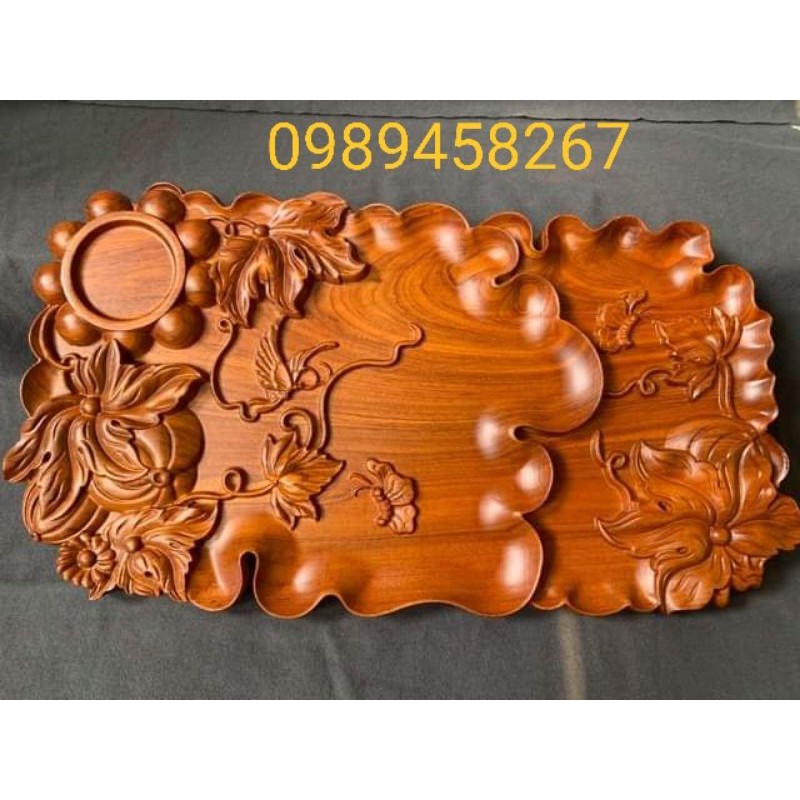 Khay Trà Gỗ Hương Cao Cấp