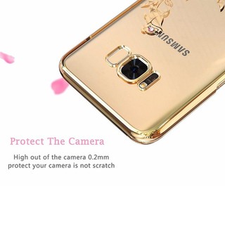 Ốp lưng Galaxy S8-S8 Plus trong suốt đính đá Kingbar - Huco Việt Nam
